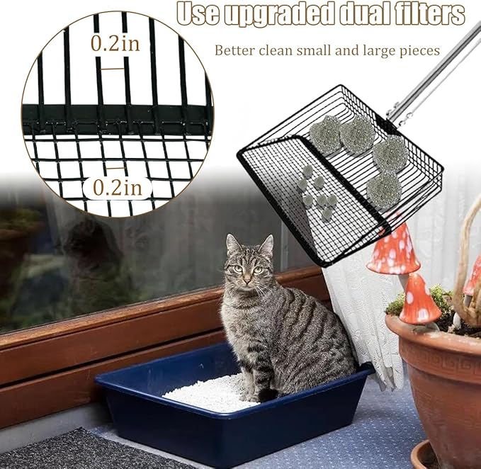 10inch Chicken Poop Scooper, Large Coop Litter Scoop - Image 4