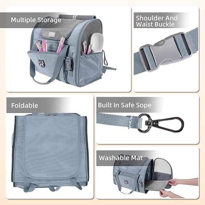 Lollimeow Expandable Cat Carrier Backpack - Image 6