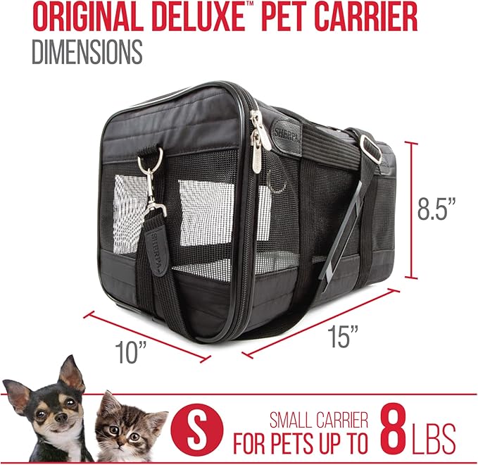 Sherpa Original Deluxe Travel Pet Carrier, Airline Approved & Guaranteed On - Image 3