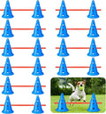 10 Sets Dog Agility Hurdle Cone Set 20 Pcs Exercise Cones by Glimin