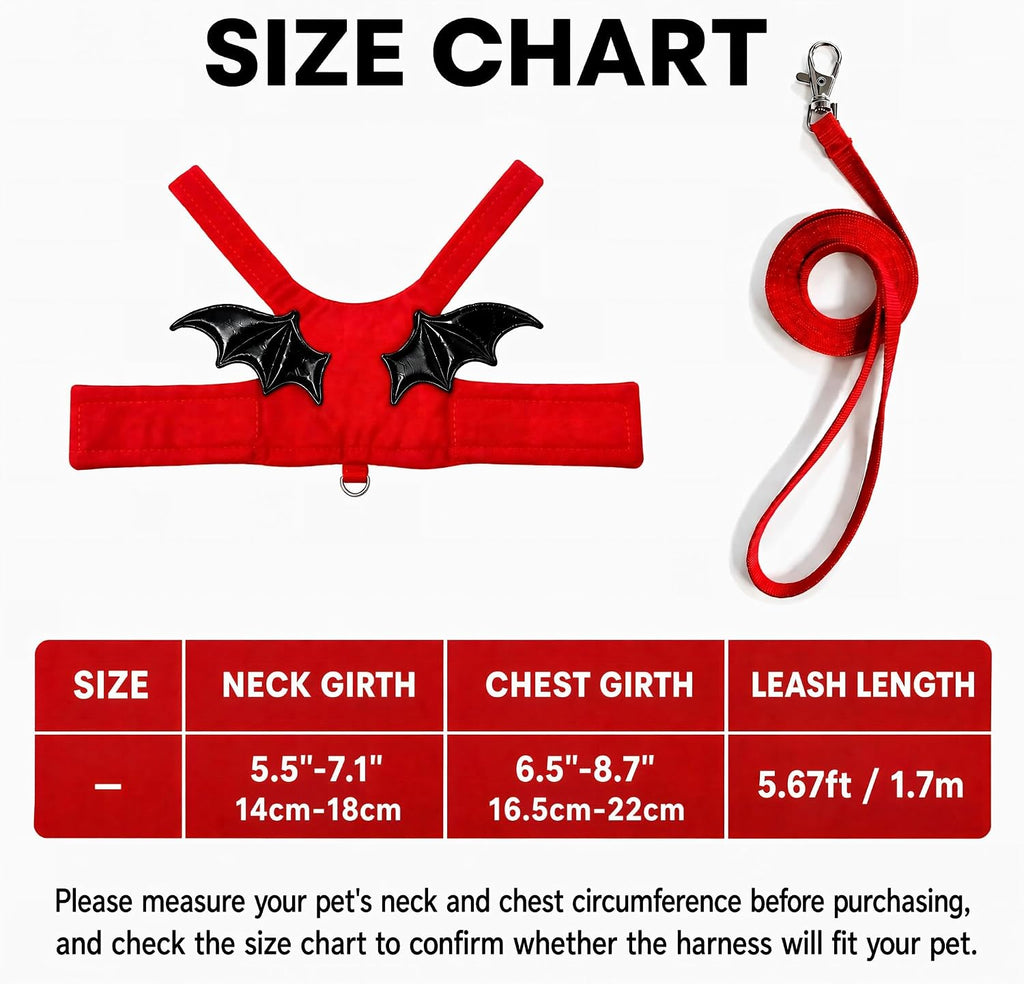 Bearded Dragon Harness and Leash with Wings