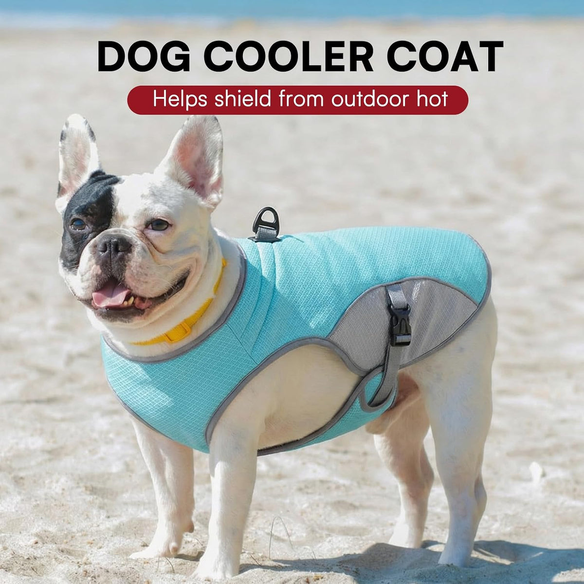 Cooling Vest for Extra-Large Dogs, Dog Cooling Vest with Reflective Stripe