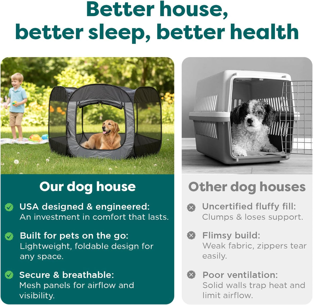 FurHaven Soft-Sided Dog & Cat Playpen, Portable Foldable Indoor & Outdoor Pet Playpen with Mesh Windows & Zippered Door, Gray Pebbles, Extra Large