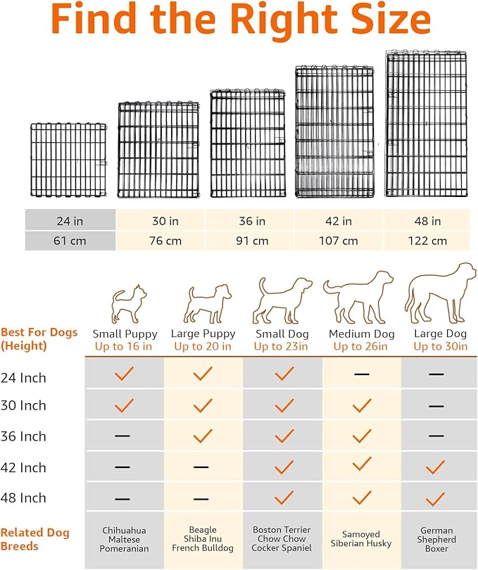 Amazon Basics Foldable Octagonal Metal Exercise Dog Playpen, Indoor/Outdoor Pet - Image 4