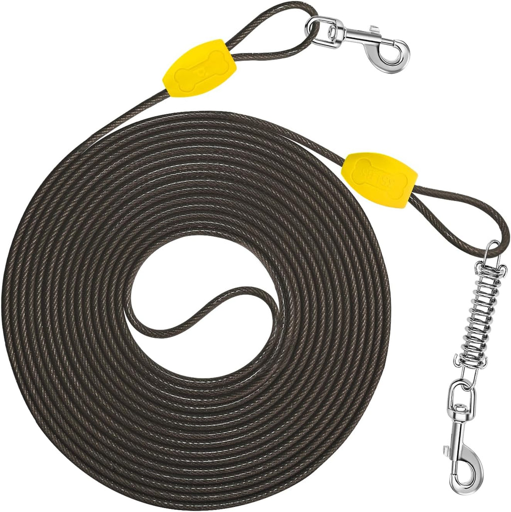 Petbobi Dog Tie-Out Stake and Cable 20ft Bundle