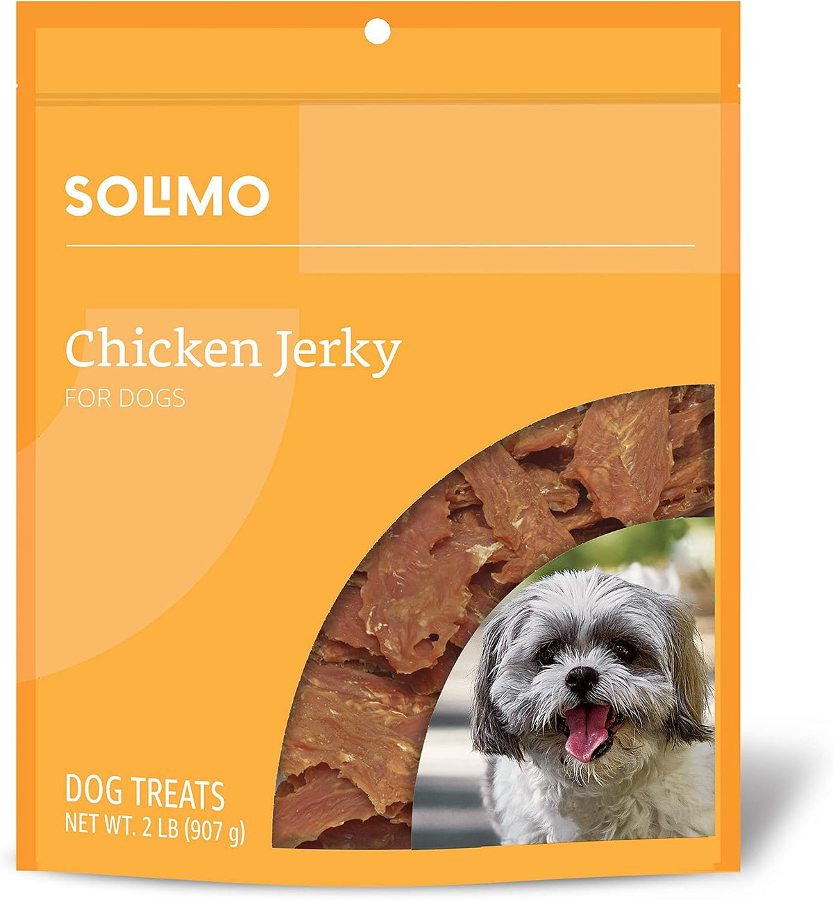 Amazon Brand - Solimo Duck Jerky Dog Treats,2 pounds