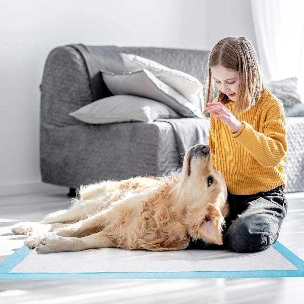 Dog Pee Pads Extra Large 28''x34'', X-Large Training Puppy Pee Pads Super Absorbent Leak-Proof Pee Pads Disposable Pet Pad 40 Count