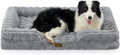 Orthopedic Dog Bed for Large Size Dog, Soft and Warm Faux Fur Extra Large Sofa by COZYKISS