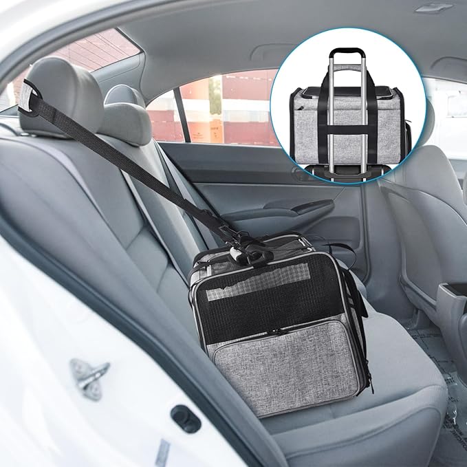 Petmolico Cat Carrier Soft-Sided Pet Bag - Image 5