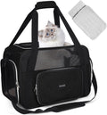 BAGLHER Pet Carrier for Cats & Small Dogs, Soft Sided Airline Approved Travel Carrier, Collapsible