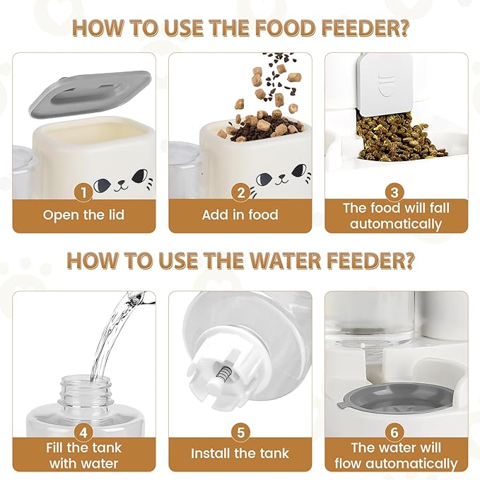 2-in-1 Gravity Pet Feeder & Water Dispenser - Image 6