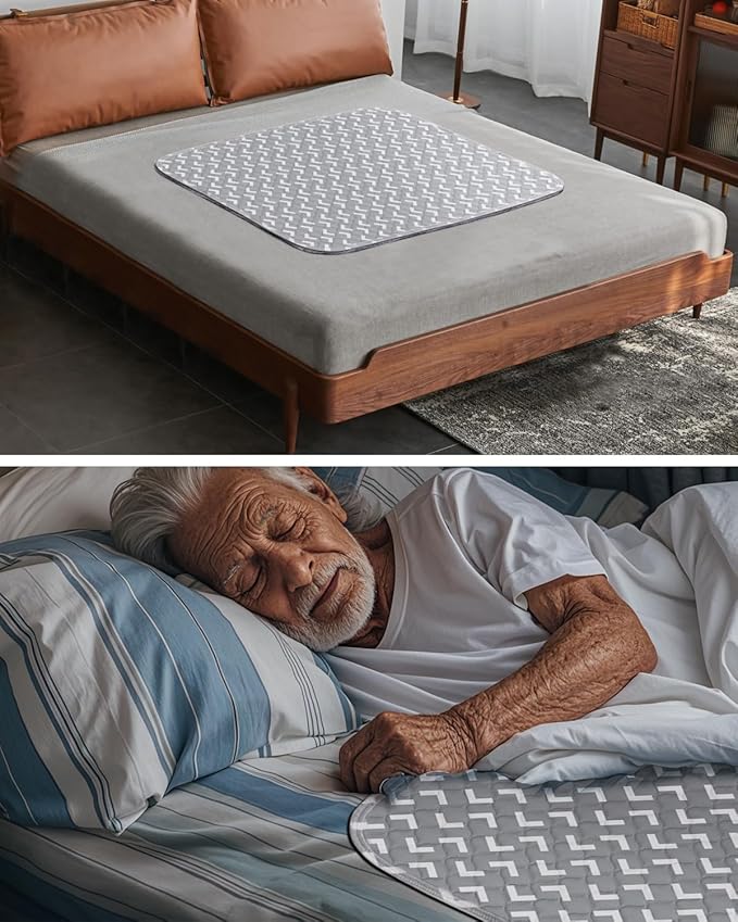 Non-Slip Bed Pads for Incontinence Washable, Waterproof Bed Pads, Bed Wetting - Image 7