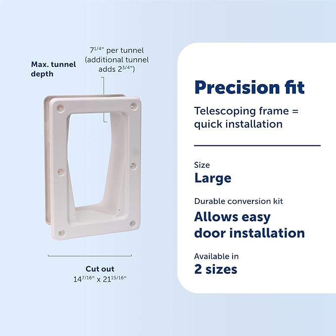 PetSafe Electronic Pet Door Wall Conversion Kit - Image 3