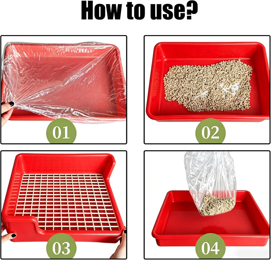 50 Pcs Disposable Small Animal Cage Liners