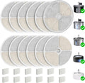 12-Pack Cat Water Fountain Filters 5-Layer Replacement for FN-W08L W08 W06
