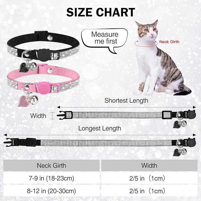 Rhinestone Cat Collar Breakaway - Image 4