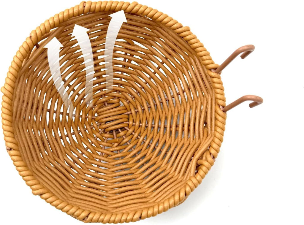 Rattan Bird Nest for Cage，2PCS Hanging Parrot Breeding Nesting House