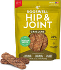 DOGSWELL Hip & Joint Grillers Dog Treats, Adult, Chicken, 12 oz Bag