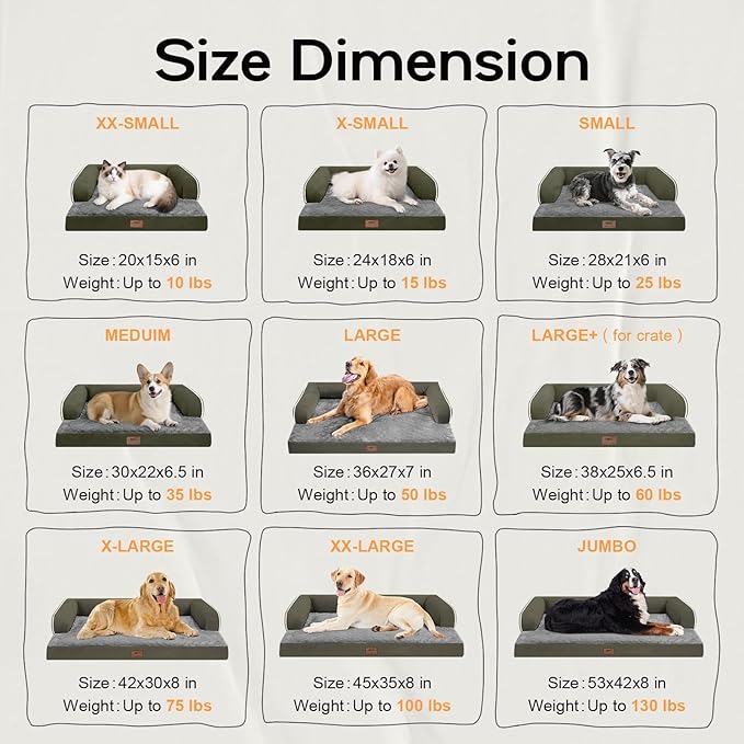 Small Dog Bed Orthopedic Washable Cat Bed Memory Foam Small Couch Sofa Indoor - Image 2