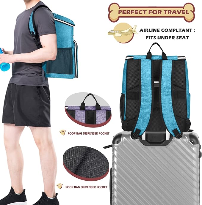 BAGLHER 丨Dog Travel Bag Backpack, Airline Approved Pet Supplies Backpack - Image 5