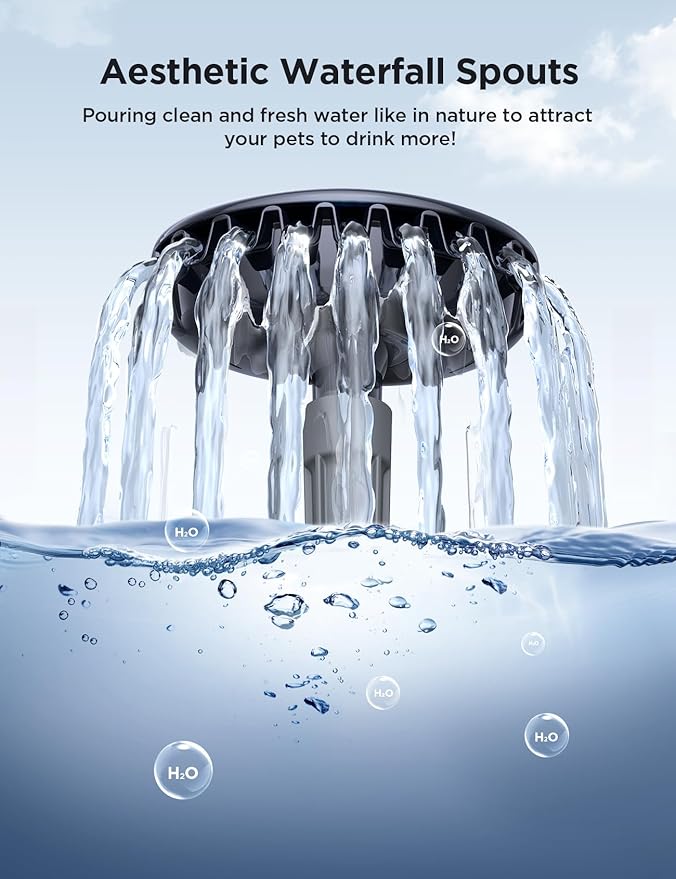 7L/1.8Gal Dog Water Fountain for Large Dog, FEELNEEDY Dog Water Bowl Dispenser - Image 4