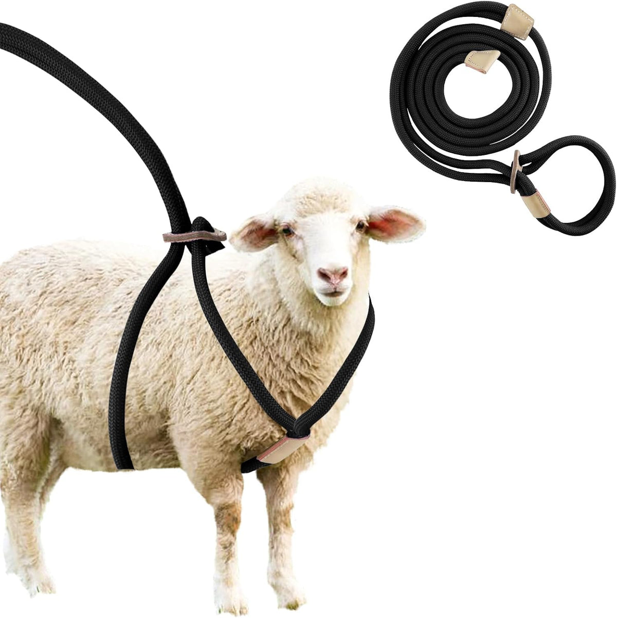 Goat Harness For Walking - Washable Goat Leash And Accessories - Livestock Supplies
