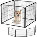 BestPet | Dog Playpen Extender | 24 Inch, 4 Panels | Heavy Duty Metal Pet by BestPet