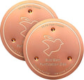 Mellbree 2-Pack Bird Bath Copper Disk, 0.6mm Reinforced 99.99% Pure Copper by Mellbree