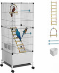 Medium Flight Bird Cage, Wide Birdcage by STILLCOVE