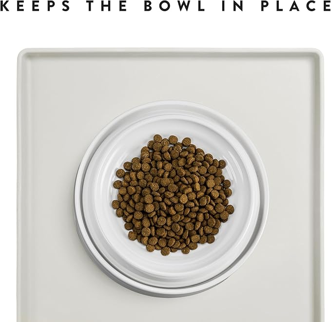 CatGuru Cat Food Mat, Small & Large Pet Placemat, 100% Waterproof Cat Feeding - Image 5