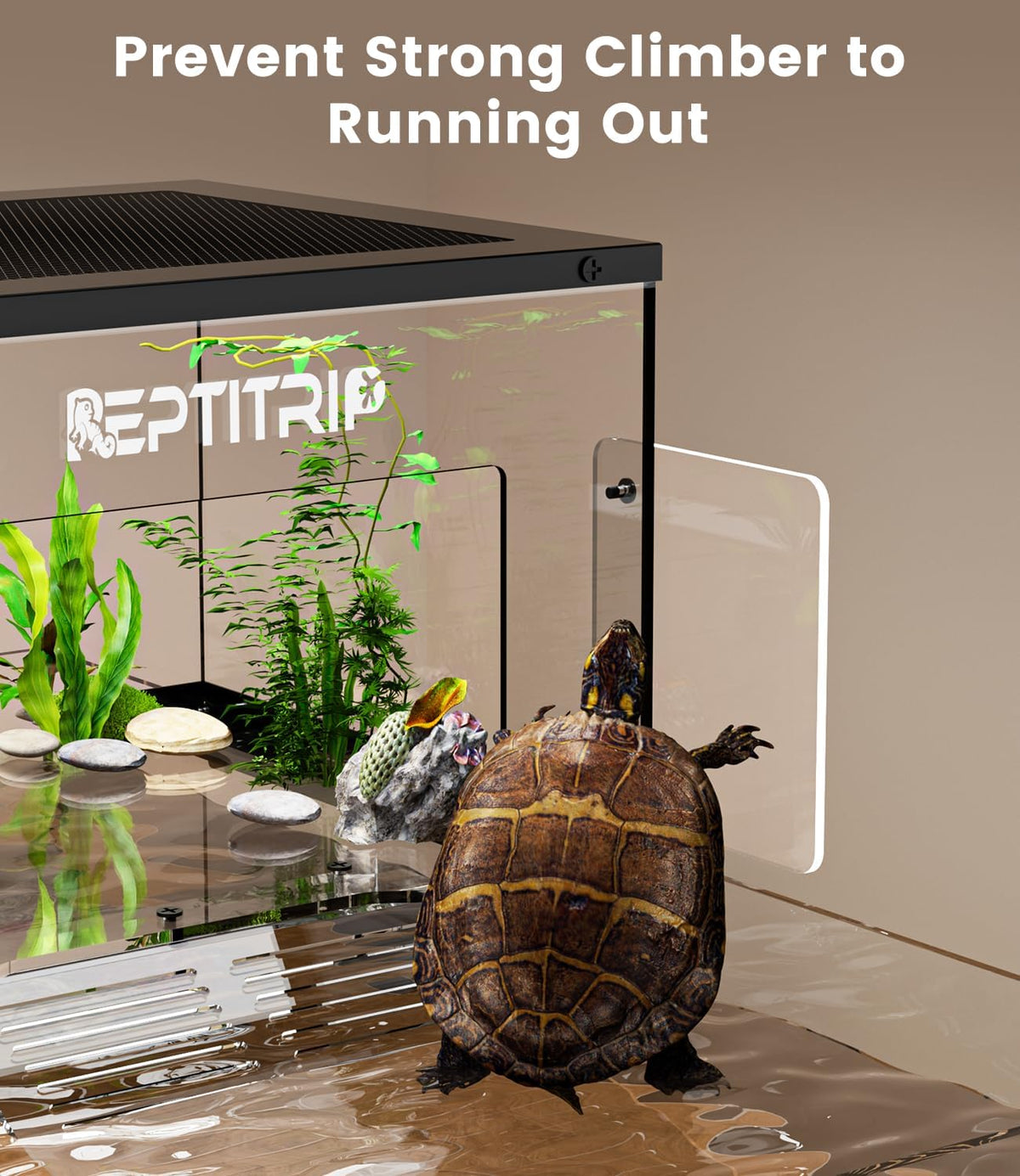 Turtle Basking Platform for 10-13” Wide Aquariums 30/45/55 Gallon