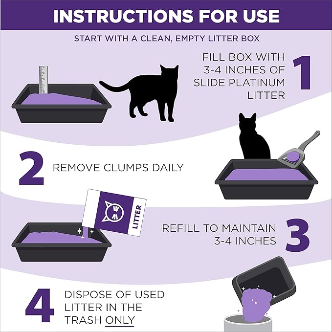 ARM & HAMMER Clump & Seal SLIDE Platinum Multi-Cat Clumping Cat Litter - Image 7
