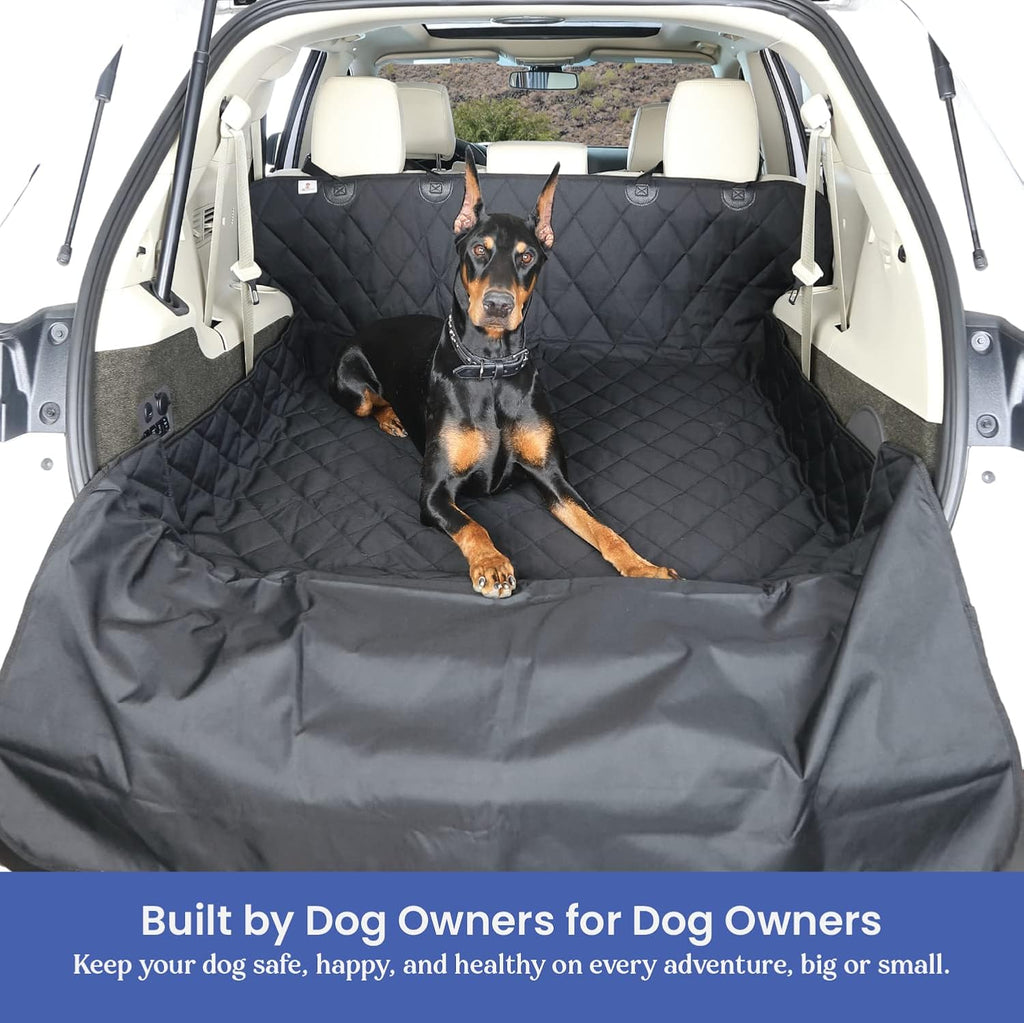 4Knines Heavy-Duty SUV Cargo Liner for Dogs, Black Small