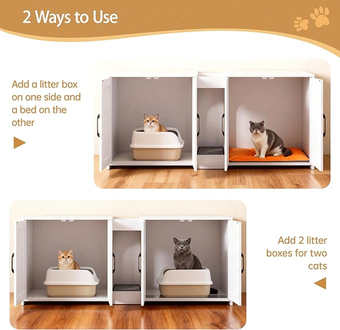 Cat Litter Box Enclosure Furniture - Image 4