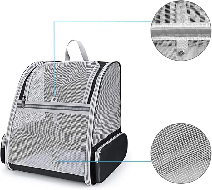 Cat Carrier Backpack, Dog Backpack, Ventilate Pet Cats Puppy Dogs Birds Bunny - Image 3