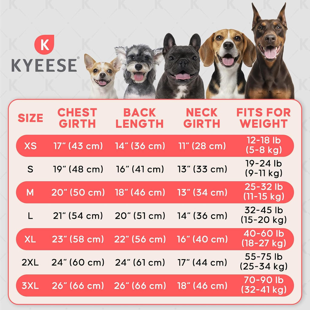 KYEESE Reflective Yarn Dog Sweater for Small Medium Dog Thick Knit Pullover