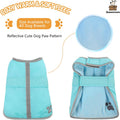 Queenmore Dog Winter Coat, Cold Weather Dog Jackets for Samll Dogs
