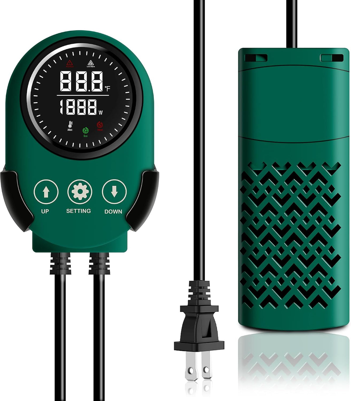 Aquarium Heater 300W for 40-80 Gallon, Variable-Frequency Energy Savings