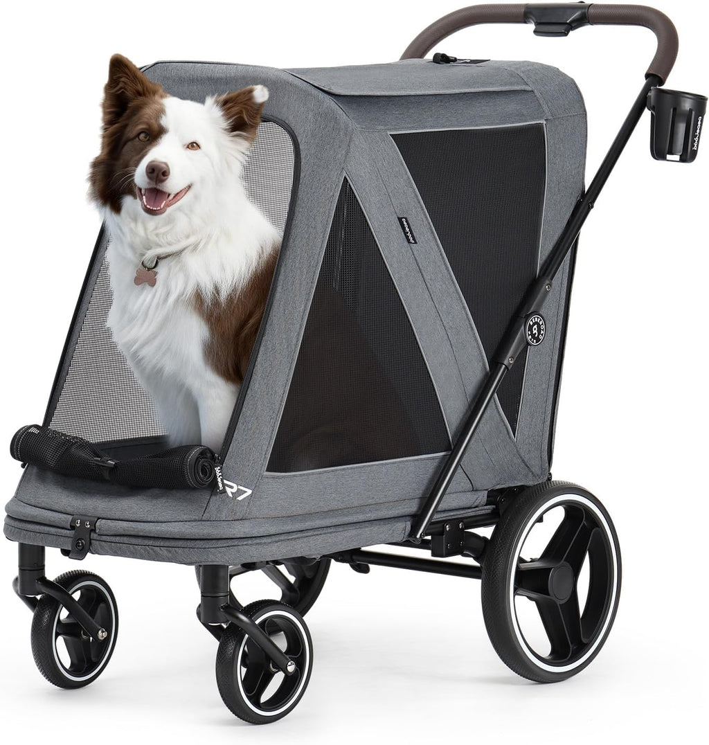 Beberoad Dog Stroller for Medium Dogs, R7 2-in-1 Bike Trailer