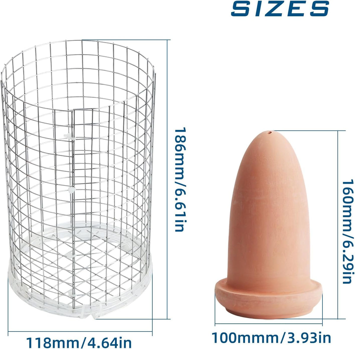 Saim Ceramic Breeding Cone with Isolation Net for Discus Fish Angelfish