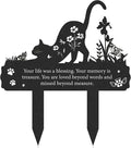 Grave Markers for Cemetery for Cat, Metal Grave Markers Yard Memorial Pet by RNGMSI