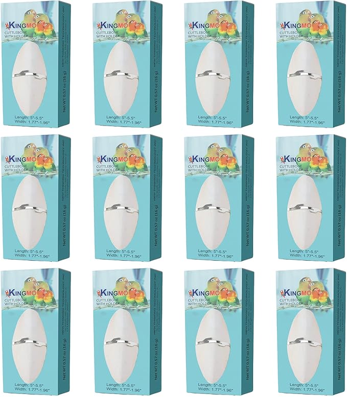 Jmxu's 5"-5.5" Bird Cuttlebone for Parakeets, Cuddle Bone by Jmxus
