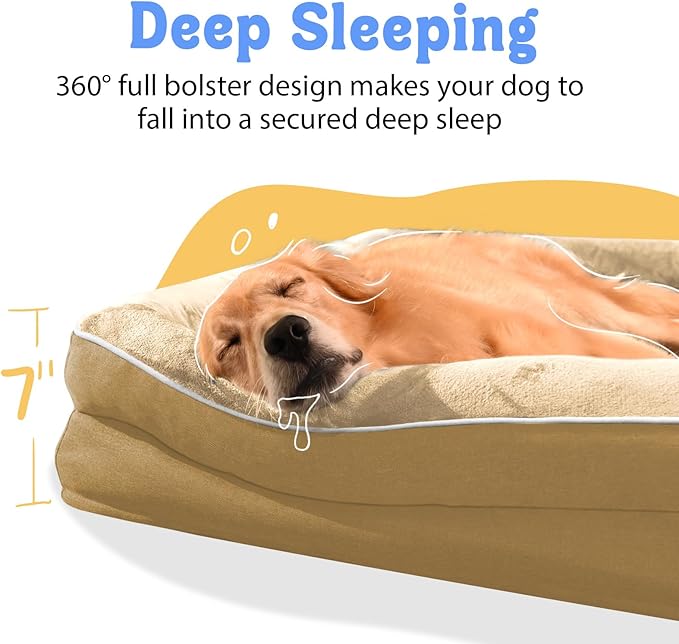 Washable Orthopedic Large Dog Bed - Image 3