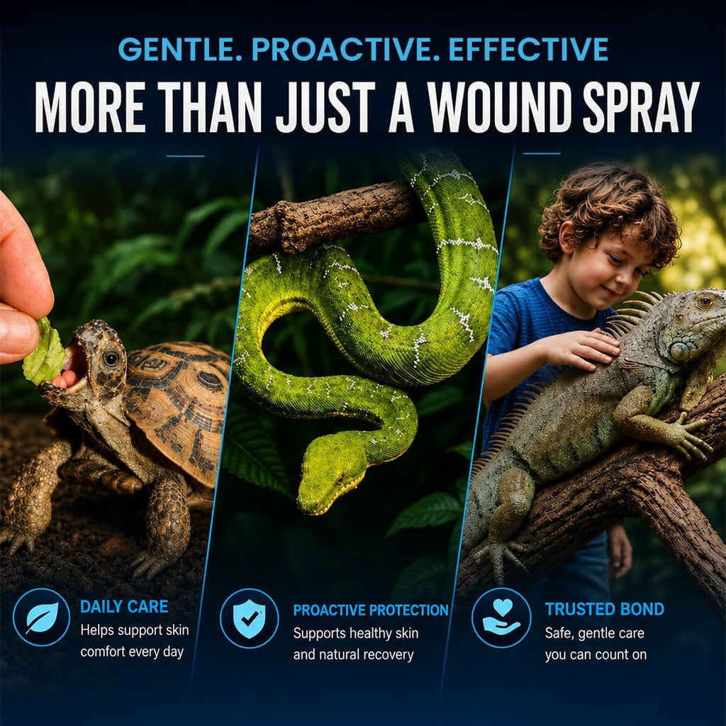 Pet Wound Spray for Reptiles - Alcohol Free, Pet Wound Care 250 ml