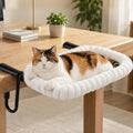 Cat Desk Bed for Large Cats, 40 lbs Heavy Duty, Foldable Hammock