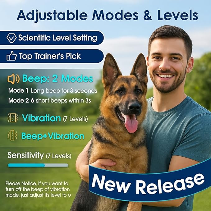 1S Stop Barking Smart Dog Bark Collar, Humane Anti Barking Device - Image 3