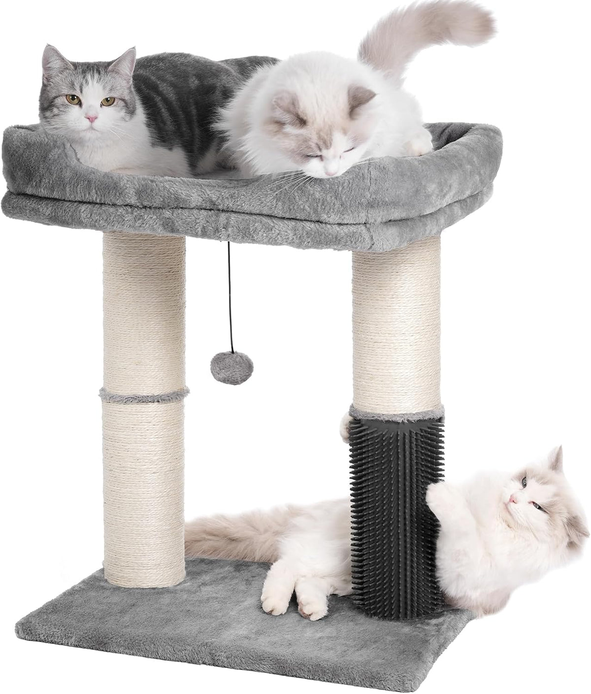 Cat Tree Tower for Large Cats Cat Scratching Post with Bed 20X16”