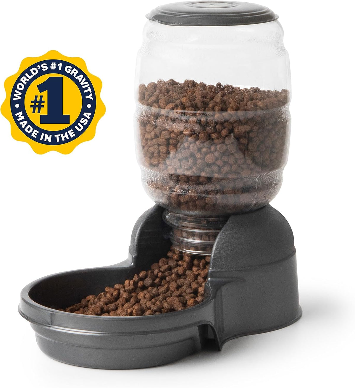 Petmate Replendish Automatic Dog Feeder, Microban Protection, 2lbs