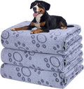 Dono 1 Pack 3 Dog Blankets, Soft Fluffy Fleece Pet Blanket Warm Sleep Mat Paw by Dono