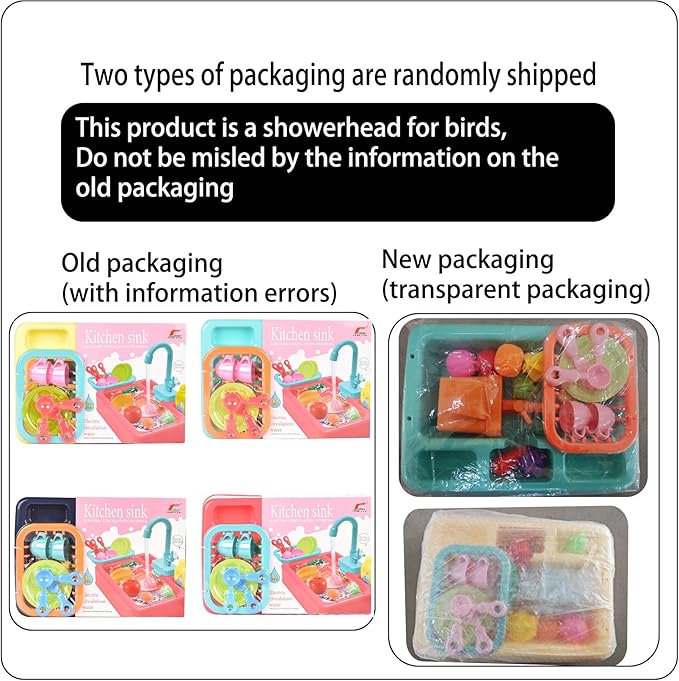 kathson Parrot Bathtub, Automatic Bird Shower Box, Bird Bathing Tub Pool Toy - Image 9